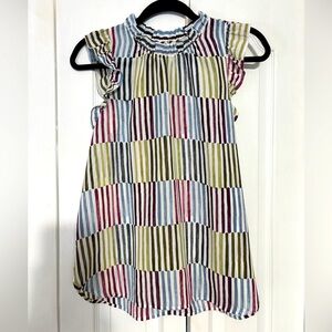 Loft Striped Multicolor Sleeveless Top